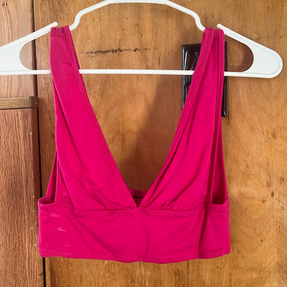 Pink crop top